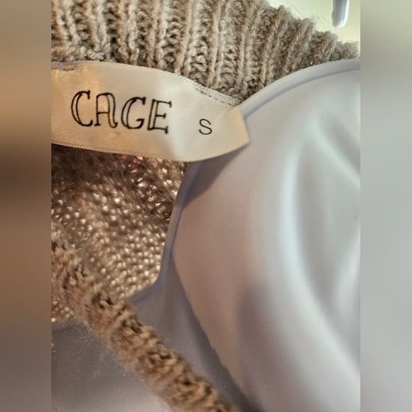 Cage silver choker sweater size small - Picture 6 of 6